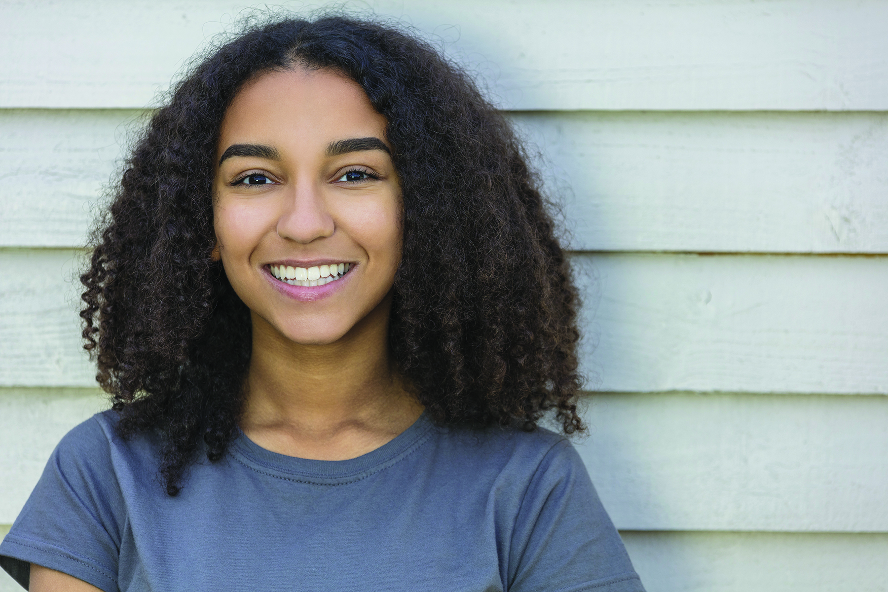 Beautiful Mixed Race African American Girl Teenager