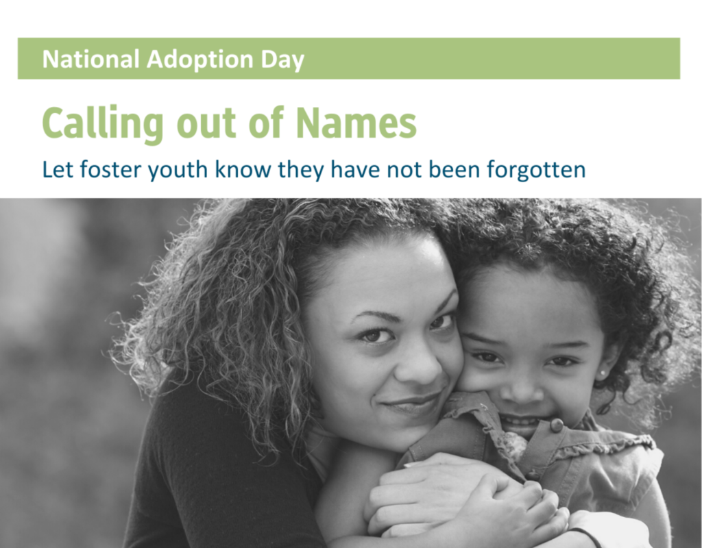 national adoption month reading names
