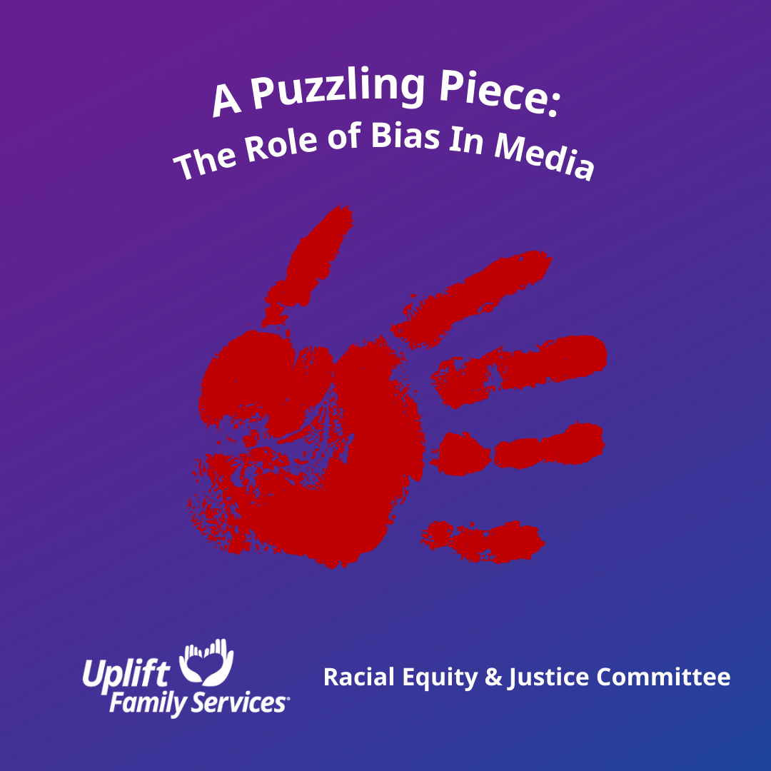 The Role of Bias In Media with red hand symbol for missing indigenous women