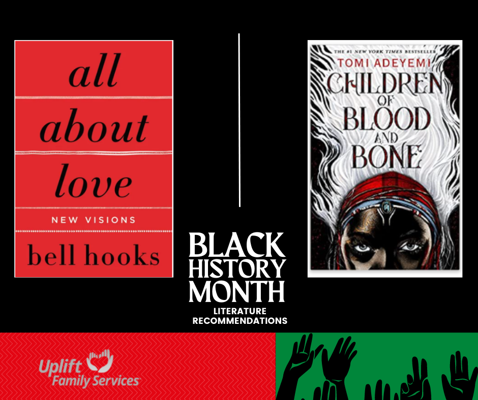 aklat na All About Love at Children of Blood and Bone cover