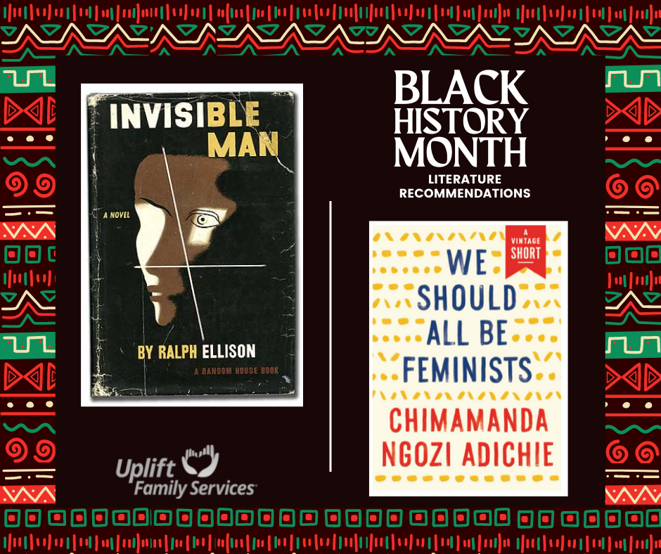 Black History Month books Invisible Man and We Should All Be Feminists