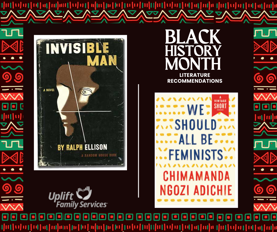 Mga aklat ng Black History Month na Invisible Man at We Should All Be Feminists