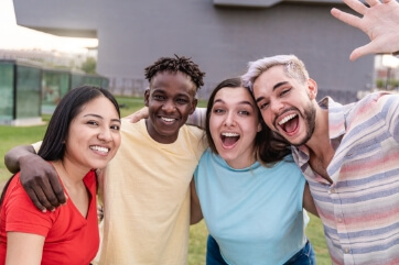 Group of teenager